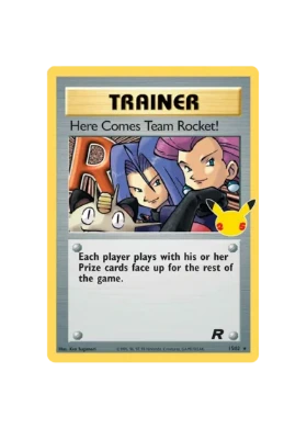Pokémon TCG -  25th Celebrations EN 15/82- Here Comes Team Rocket!
