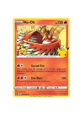 Pokémon TCG -  25th Celebrations EN 001/025 Holo - Ho-oH