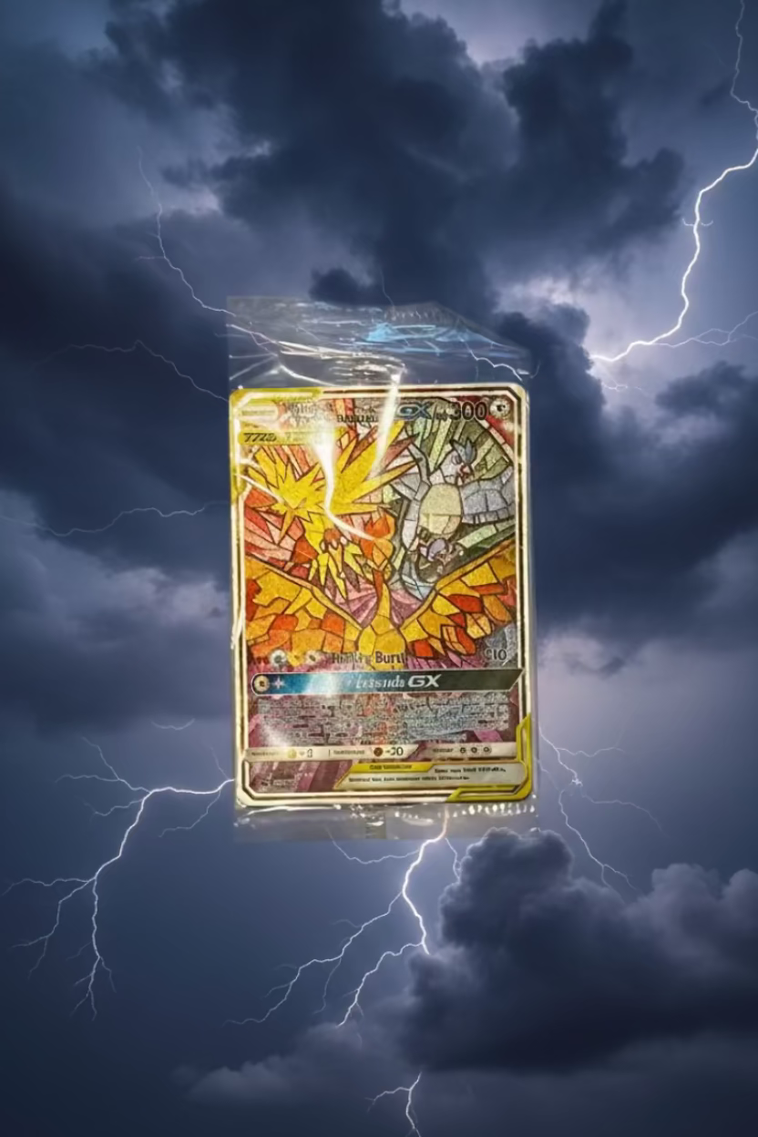 Pokémon TCG - Promo Card SM/EN 210 - Moltres & Zapdos & Articuno GX