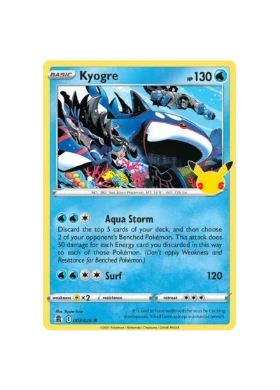 Pokémon TCG -  25th Celebrations EN 003/025 Holo - Kyogre