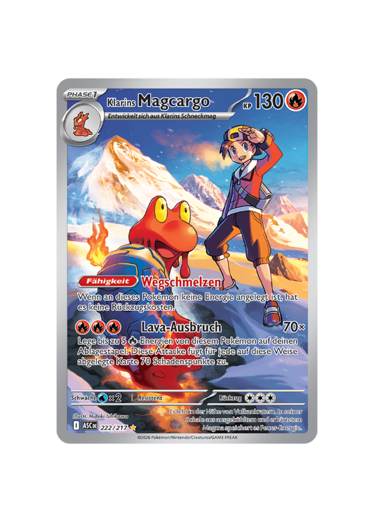 Pokémon TCG -  ASC DE 222/217 - Klarins Magcargo