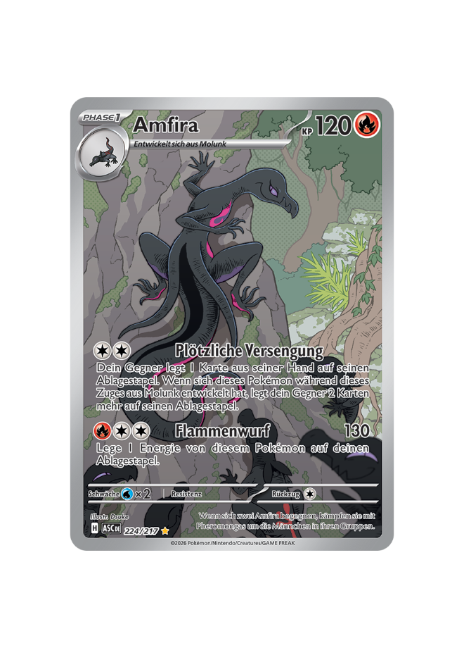 Pokémon TCG -  ASC DE 224/217 - Amfira
