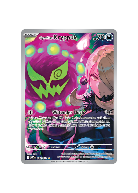 Pokémon TCG -  ASC DE 244/217 - Cynthias Kryppuk