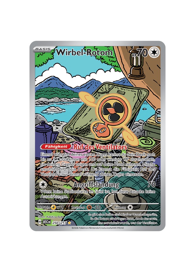 Pokémon TCG -  ASC DE 250/217 - Wirbel-Rotom
