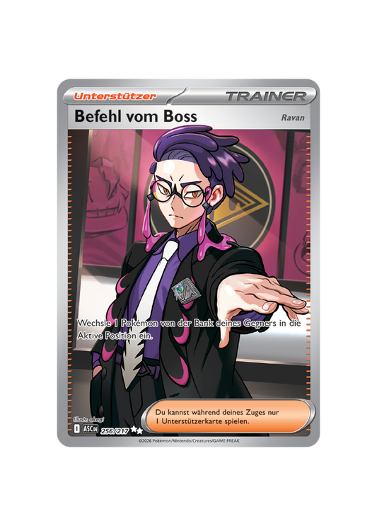 Pokémon TCG -  ASC DE 256/217 - Befehl vom Boss