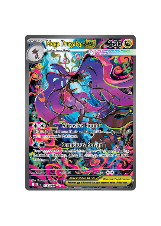 Pokémon TCG - CRI EN 118/086 - Mega Dragalge EX
