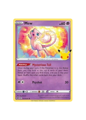 Pokémon TCG -  25th Celebrations EN 011/025 Holo - Mew