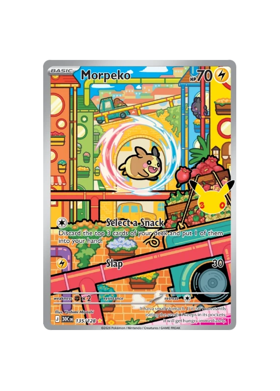 Pokémon TCG - 30C EN 135/128 - Morpeko