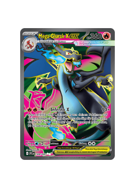 Pokémon TCG - PFL DE 109/094 - Mega Glurak X EX