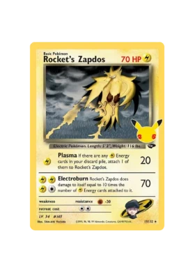 Pokémon TCG -  25th Celebrations DE 15/82- Rockets Zapdos