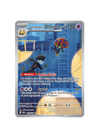 Pokémon TCG -  DRI EN 198/182  - Team Rocktes Orbeetle