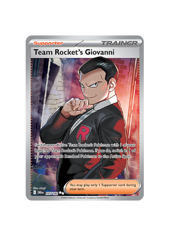 Pokémon TCG -  DRI EN 225/182  - Team Rockets Giovanni