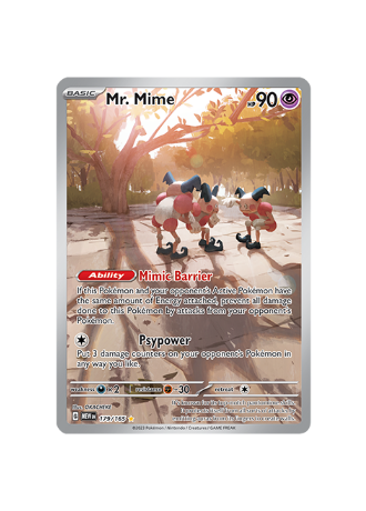 Pokémon TCG -  MEW151 EN 179/165 - MR. Mime