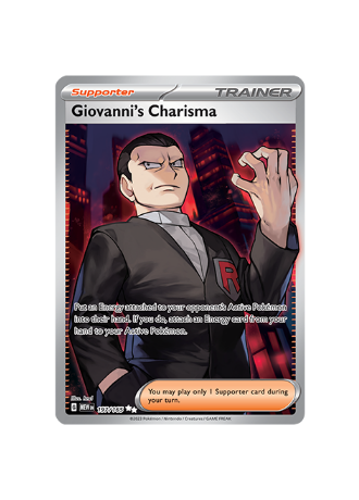 Pokémon TCG -  MEW151 EN 197/165 - Giovannis Charisma