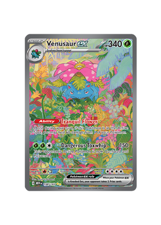 Pokémon TCG -  MEW151 EN 198/165 - Venusaur EX