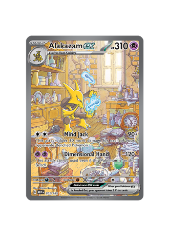 Pokémon TCG -  MEW151 EN 201/165 - Alakazam EX