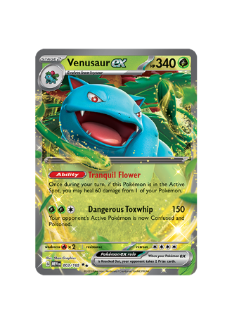 Pokémon TCG - MEW151 EN 03/165 - Venusaur EX