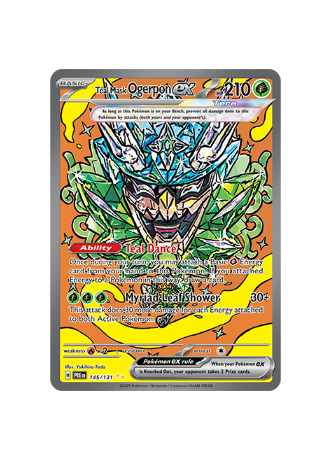 Pokémon TCG -  PRE EN 145/131 - Teal Mask Ogerpon EX