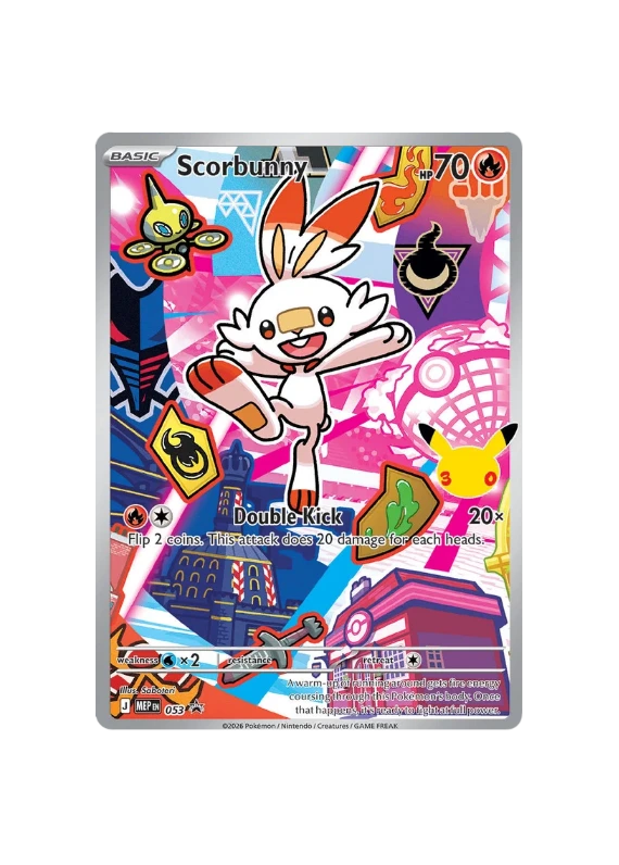 Pokémon TCG - Promo Card - MEP 053 - Scorbunny