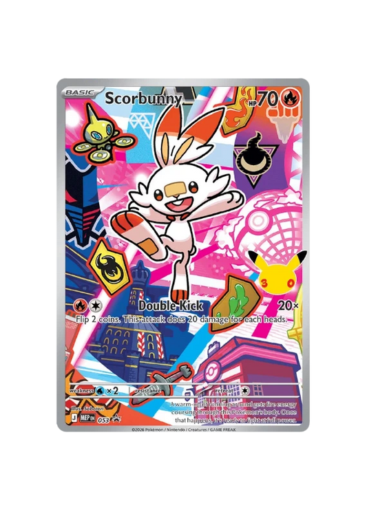 Pokémon TCG - Promo Card - EN MEP 053 - Scorbunny