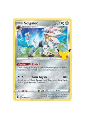 Pokémon TCG -  25th Celebrations EN 021/025 Holo - Solegaleo