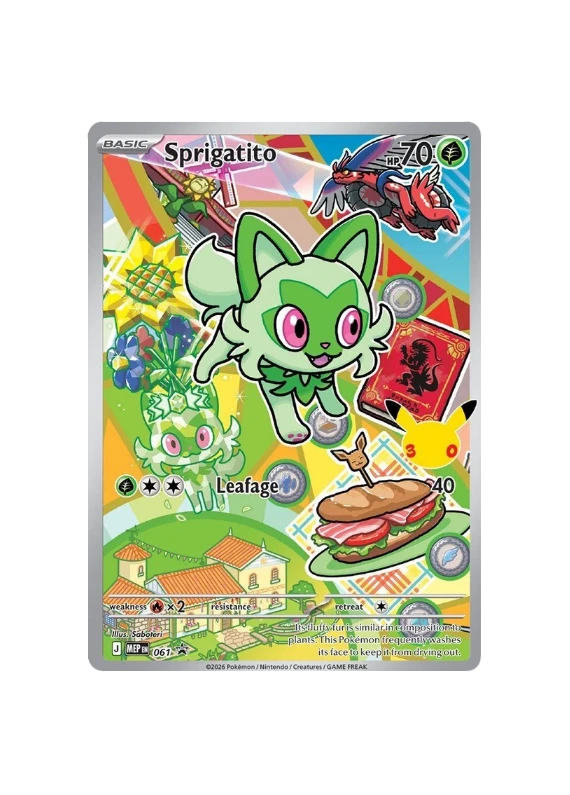 Pokémon TCG - Promo Card - MEP 061 - Sprigatito