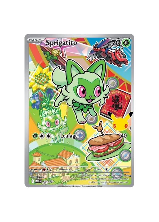 Pokémon TCG - Promo Card - MEP 061 - Sprigatito
