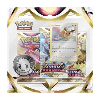 Pokémon TCG - Astral Radiance Evee - 3er Booster Blister Pack (EN)