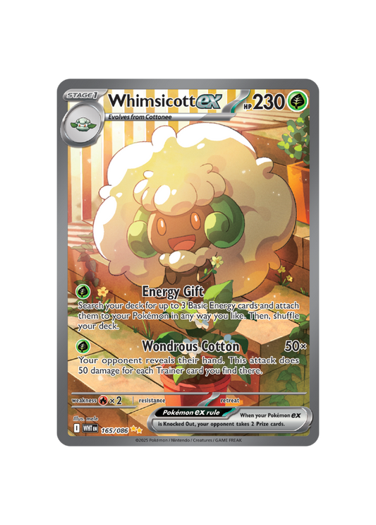 Pokémon TCG - WHT EN 165/086 Whimsicott EX