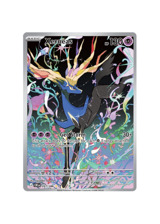 Pokémon TCG - CRI EN  091/086 - Xerneas