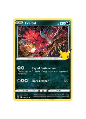 Pokémon TCG -  25th Celebrations EN 019/025 Holo - Yveltal