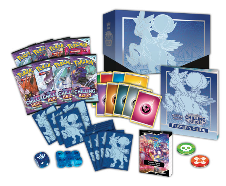 Pokémon TCG  - Elite Trainer Box - Chilling Reign Ice Rider (EN) 2021