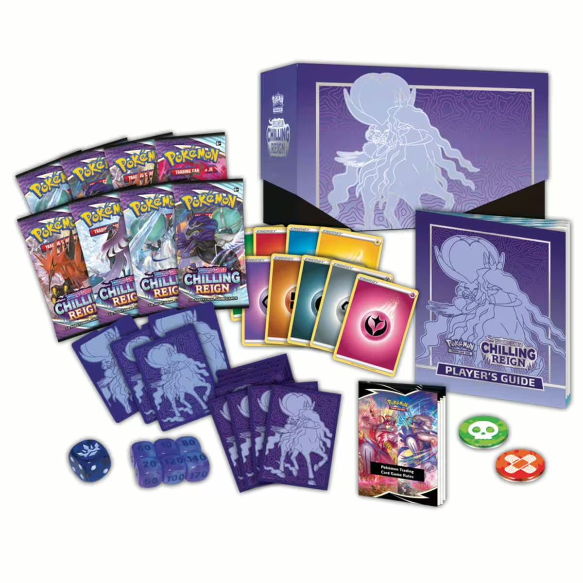 Pokémon TCG - Elite Trainer Box - Chilling Reign Shadow Rider (EN) 2021