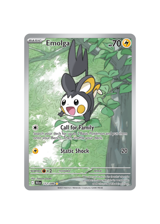 Pokémon TCG - BLK EN 112/086 - Emolga