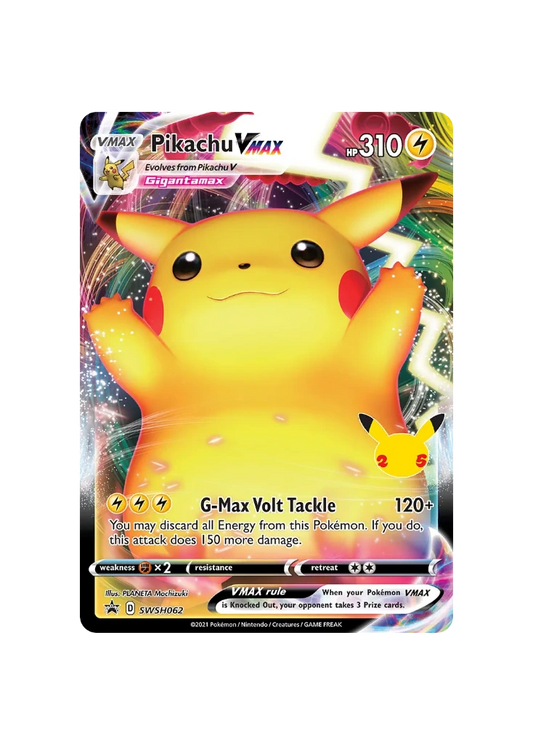 Pokémon TCG -  25th Celebrations EN SWSH062/123 - Pikachu VMAX