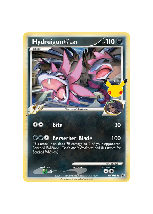 Pokémon TCG -  25th Celebrations EN SWSH138/123 - Hydreigon C LV.61