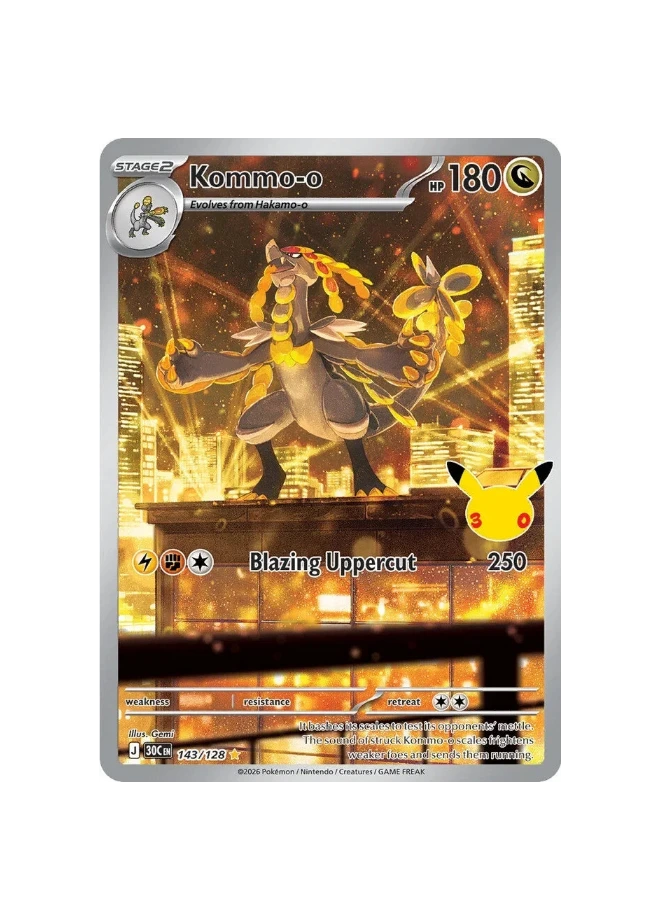 Pokémon TCG - 30C EN 143/128 - Kommo-o