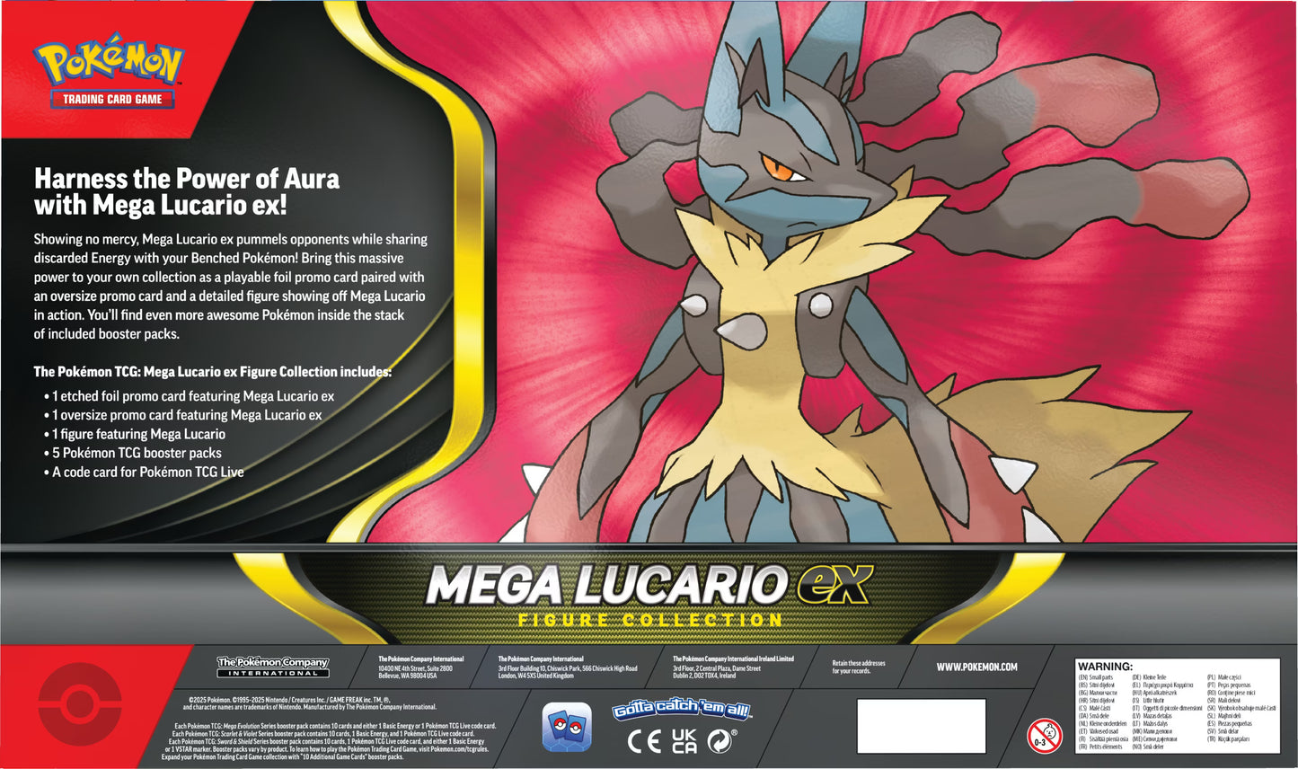 Pokémon TCG - Mega Lucario Ex Figure Collection Box (EN) 2025
