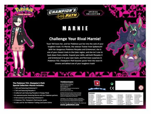 Pokémon TCG - Marnie Champions Path Special Collection Box (EN) 2019