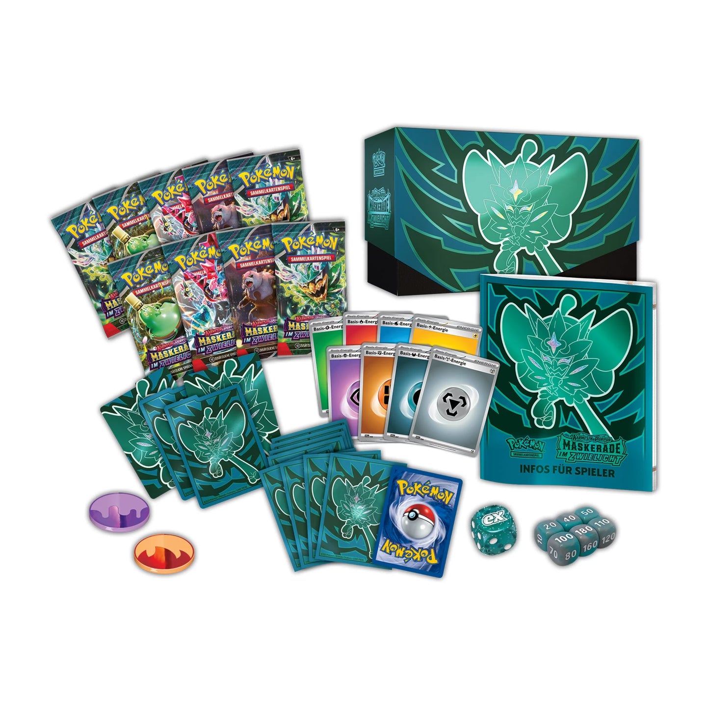 Pokémon TCG - Top Trainer Box - Maskerade im Zwielicht  (DE) 2024