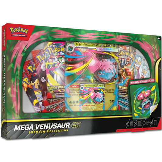 Pokémon TCG - Mega Venusaur Ex Premium Collection Box (EN) 2025