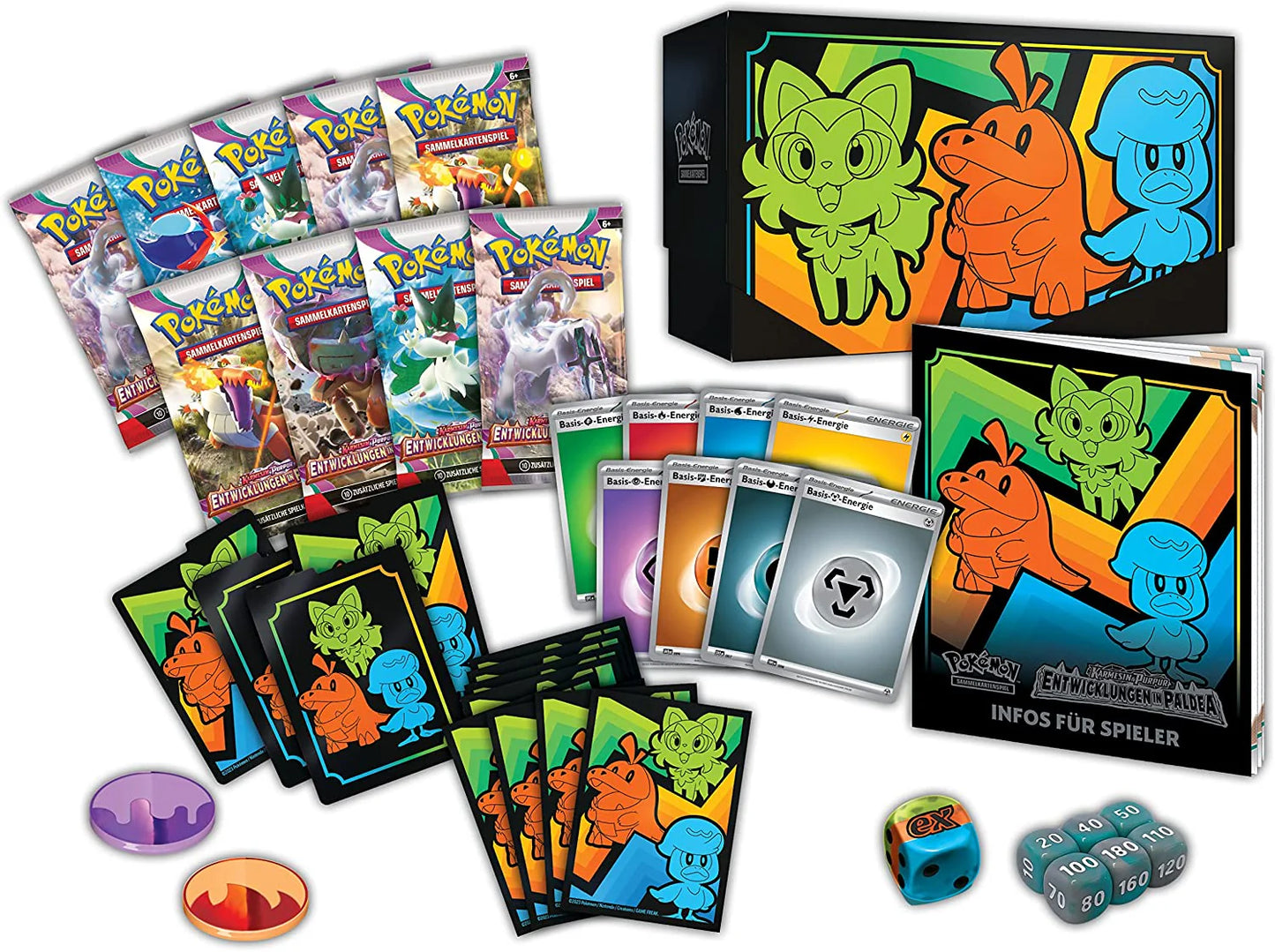 Pokémon TCG - Top Trainer Box - Entwicklungen in Paldea (DE) 2023