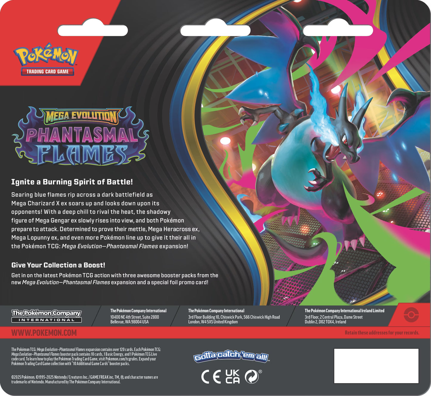 Pokémon TCG - Phantasmal Flames Weavile 3er Promo Booster  Blister Pack (EN) 2025