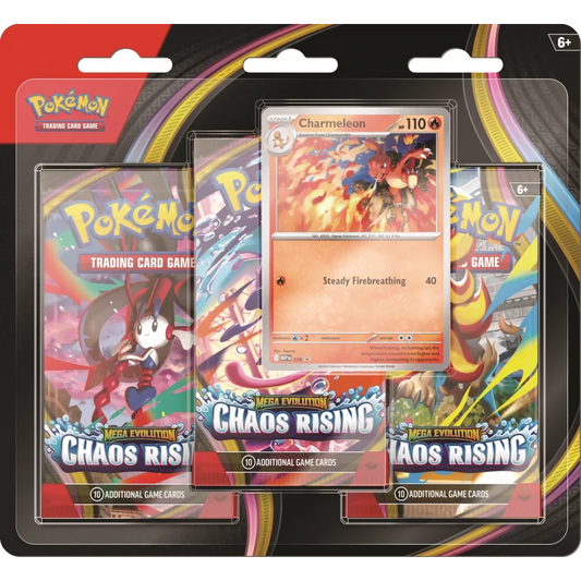 Pokémon TCG - Chaos Rising Charmeleon - 3er Booster Blister Pack (EN) 2026