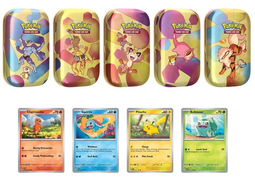 Pokémon TCG - 151 Mini Tin Collection Box (EN) 2024