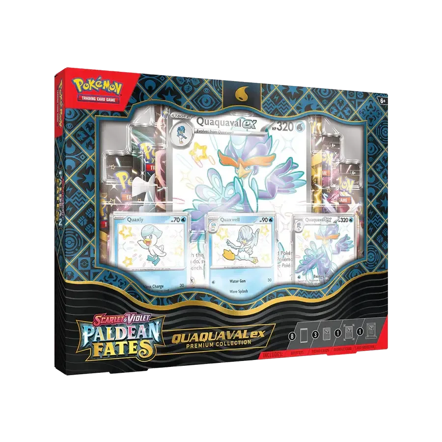 Pokémon TCG - Paldean Fates Quaquaval Premium Box (DE) 2023