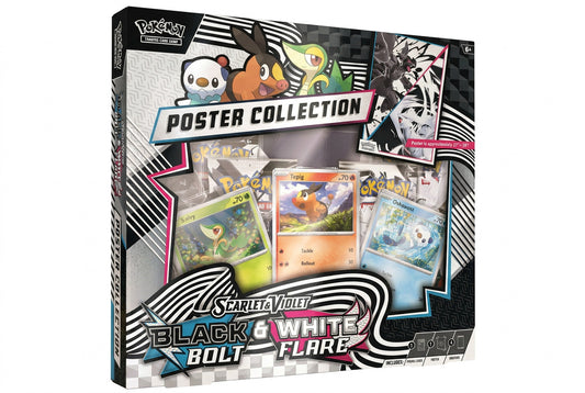 Pokémon TCG - Black Bolt White Flare Pooster Collection Box (EN) 2025