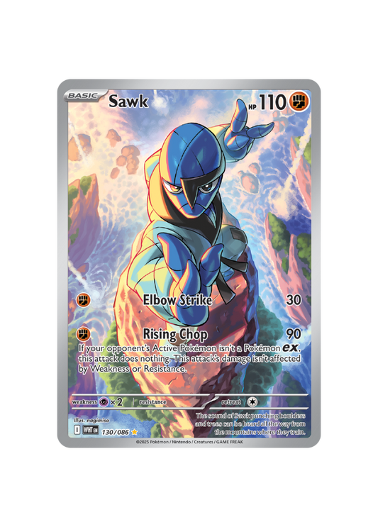 Pokémon TCG - WHT EN 130/086 Sawk