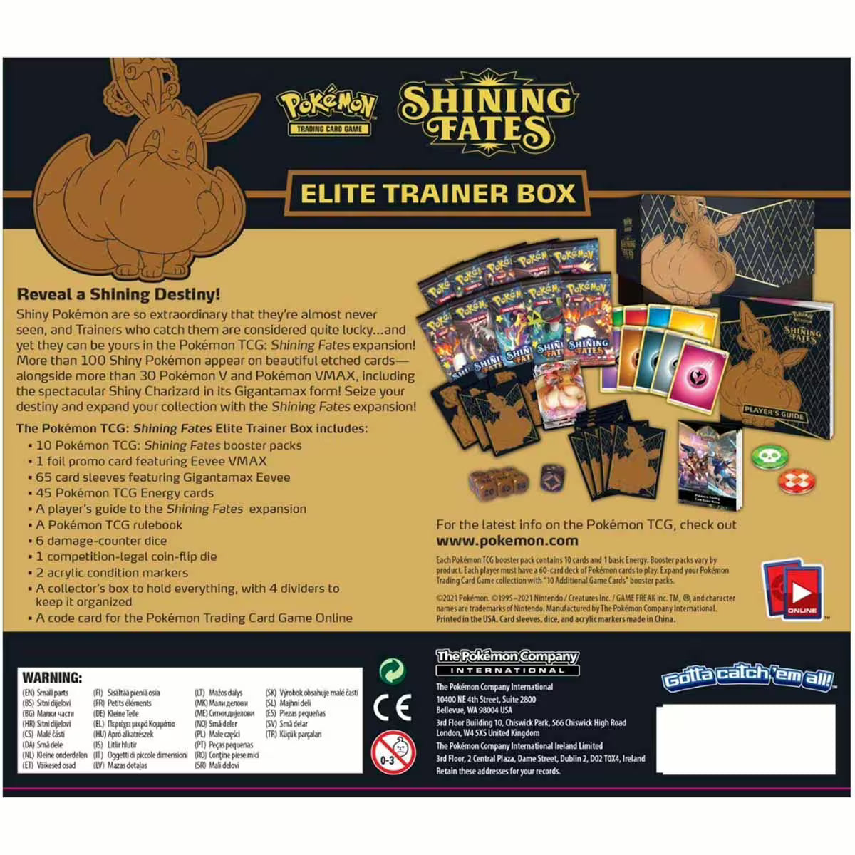 Pokémon TCG - Elite Trainer Box - Shining Fates (EN) 2021