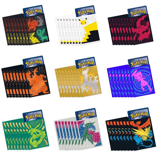 Pokémon TCG - Mystery Elite Trainer Sleeves + Original Promo Card